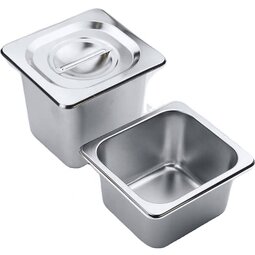 Gastronorm Tray Supplier - 176x162x150mm Stainless Steel GN Pan Food Container