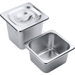 Gastronorm Tray Supplier - 176x162x150mm Stainless Steel GN Pan Food Container