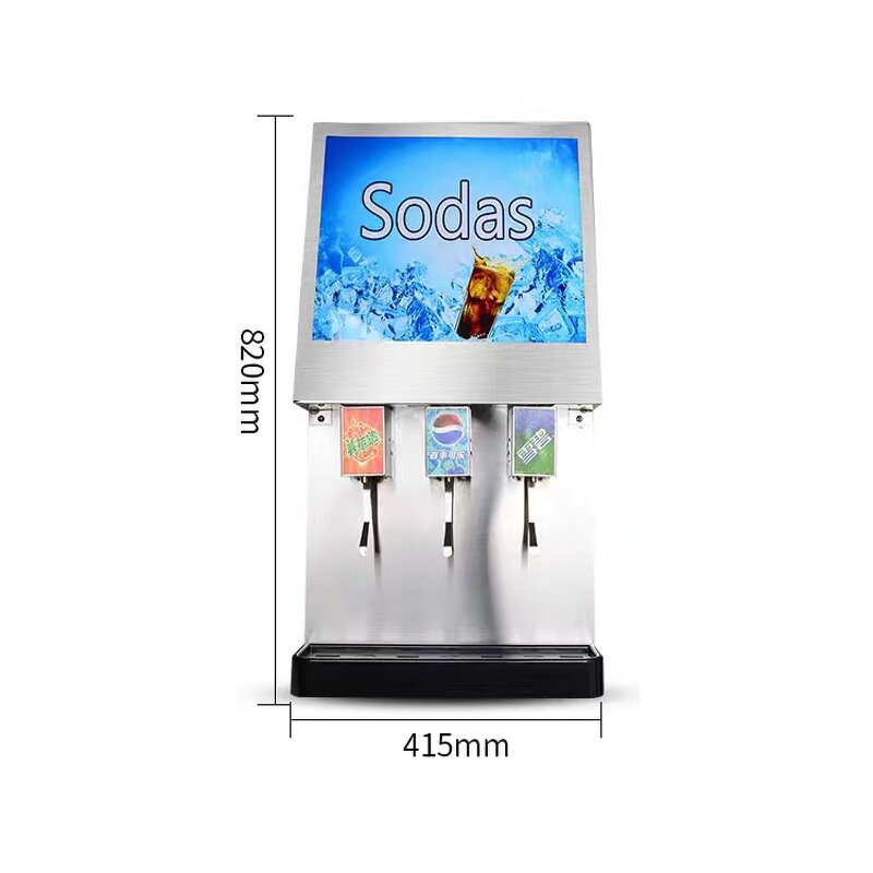 Cola Dispenser Factory - 4 Valve Stainless Steel Cold Cola Dispenser Bottled