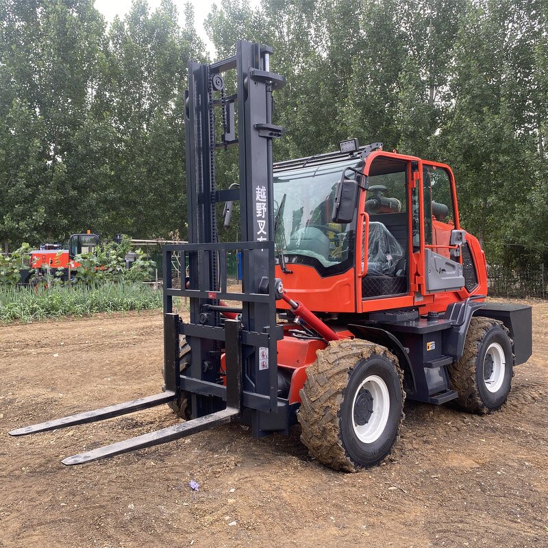 All Terrain Forklift Supplier - 4 Wheel Drive Multiple Attachment for Sale