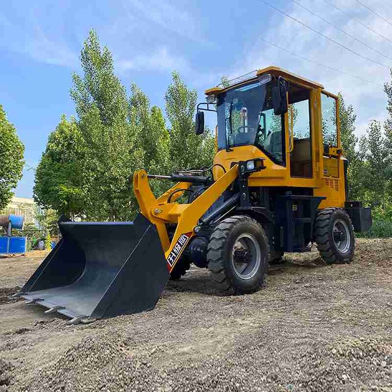 Wheel Shovel Loader Factory - Shandong Jianggong JG-920 1.5 TON Payload Farm