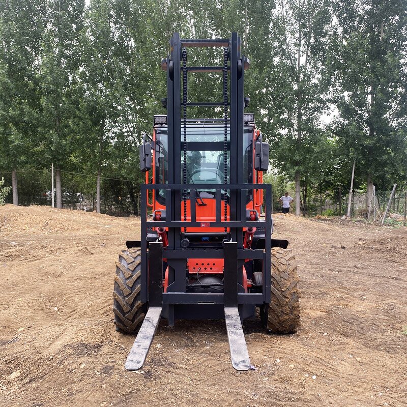 Rough Terrain Forklift Factory - 4WD Diesel High Capacity Construction Site