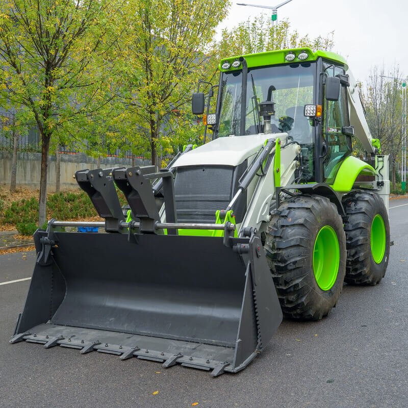 Tractor with Loader Supplier - CE EPA Good Quality SDJG 4x4 with Mini Backhoe