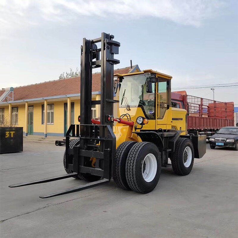 Rough Terrain Forklift Manufacturer - 1.5-6 Ton 4X4 Hydraulic Diesel Off Road