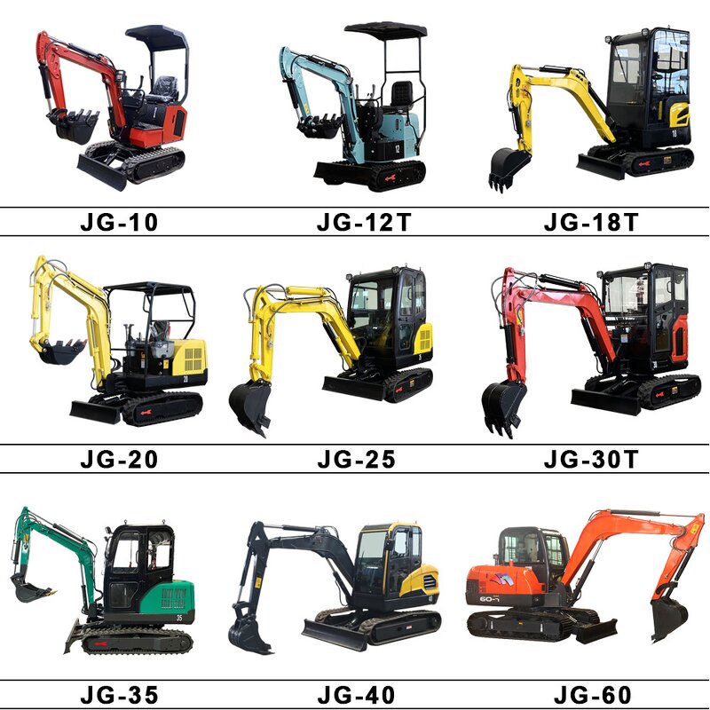 Mini Excavator Supplier - 1-4T Multifunctional Farm Garden Agricultural