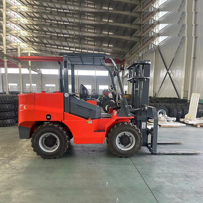Rough Terrain Forklift Factory - 1.5-6 Ton 4X4 All Terrain Diesel Off Road