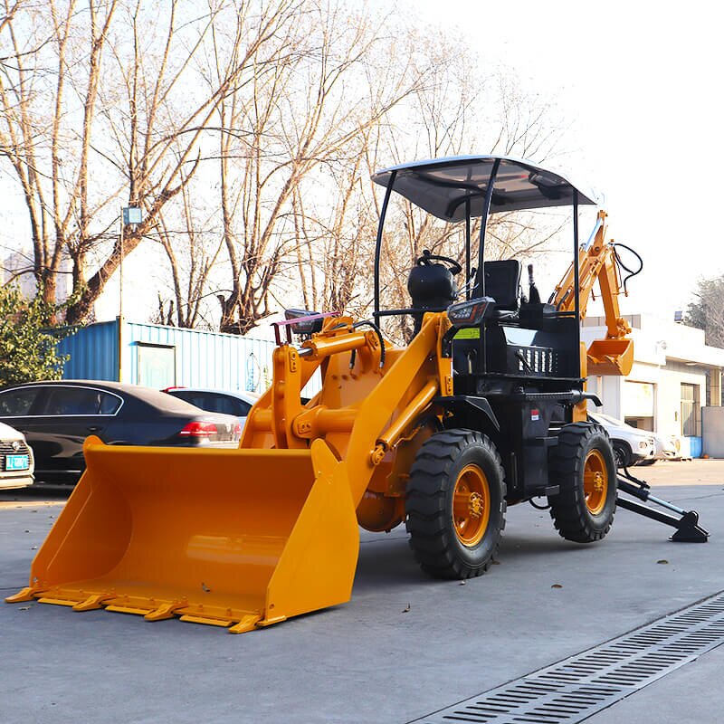 Backhoe Loader Factory - New Design SDJG Compact Tractor Hydrostatic China