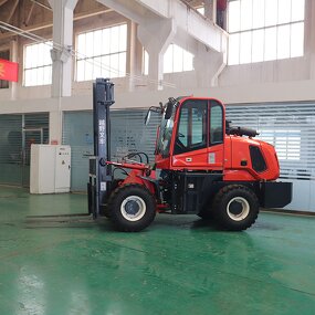 Rough Terrain Forklift Factory - SDJG 3-6 Ton CE EPA 4X4 Diesel Articulated