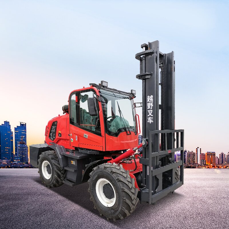 Off Road Forklift Supplier - JG-T35A 3.5 Ton 4WD Multifunctional Diesel