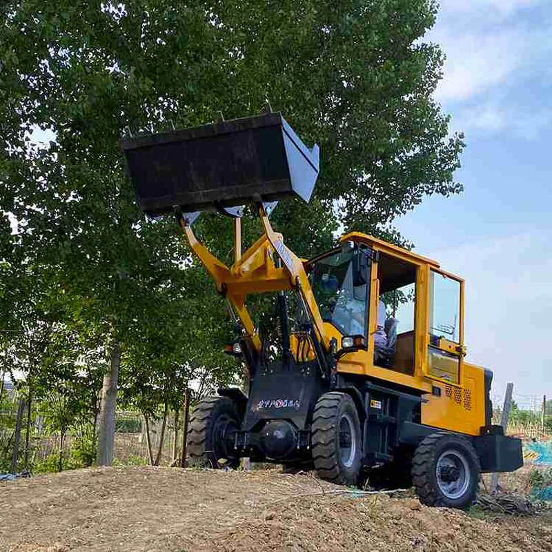 Wheel Shovel Loader Factory - Shandong Jianggong JG-920 1.5 TON Payload Farm