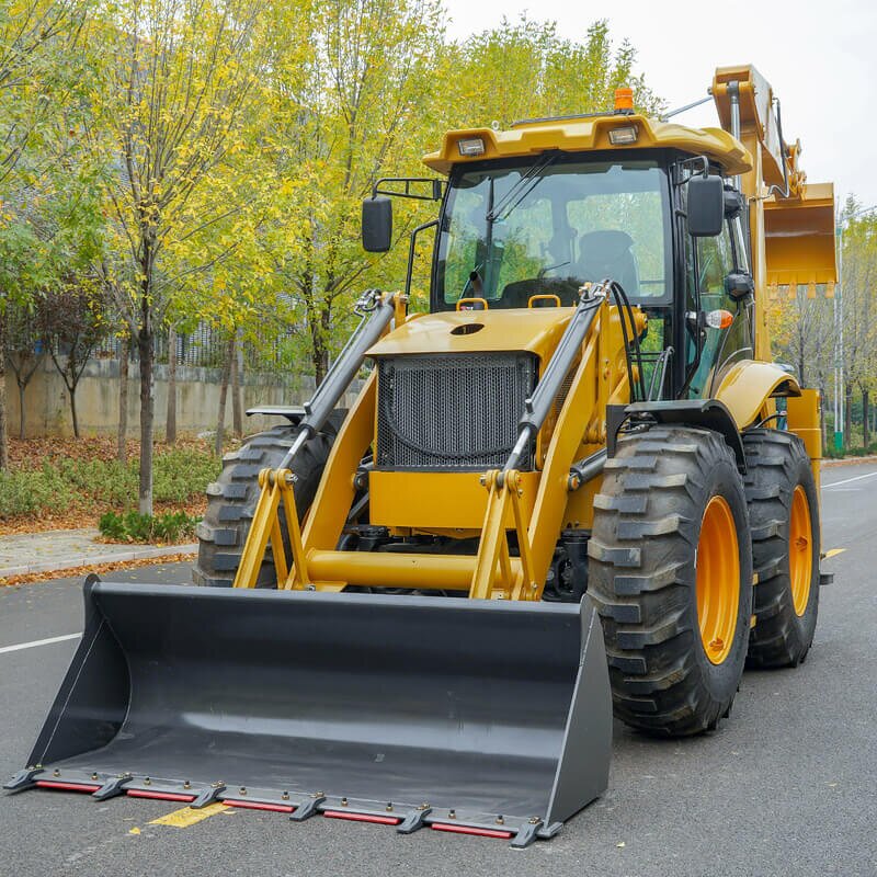 Tractor with Loader Supplier - CE EPA Good Quality SDJG 4x4 with Mini Backhoe