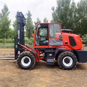 Rough Terrain Forklift Factory - 4WD Diesel High Capacity Construction Site