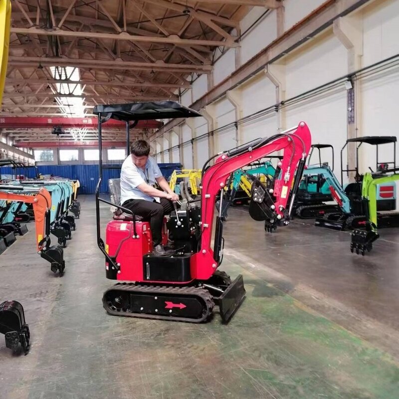 Micro Excavator Supplier - 0.8-1 Ton Earth Moving Machinery Free Bucket