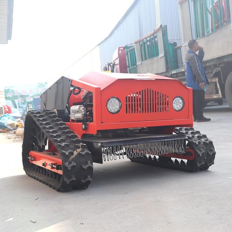 AI Remote Lawn Mower Supplier - High Quality Machine 550CJ Electric Start