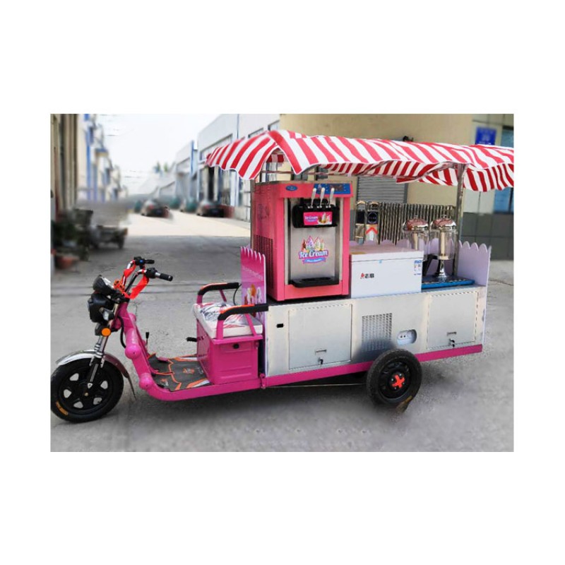 Mobile Food Cart Manufacturer - Multi-function Coffee Ice Cream Trailer