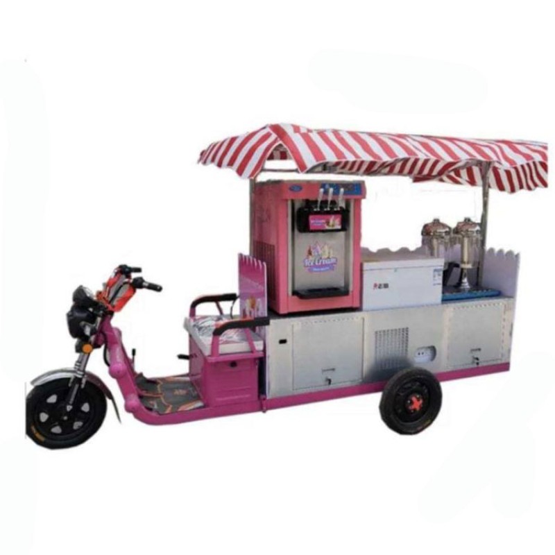 Mobile Food Cart Manufacturer - Multi-function Coffee Ice Cream Trailer