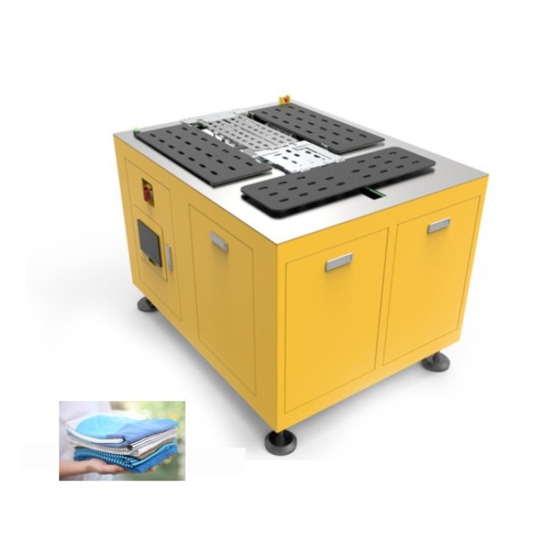 Semi-Automatic Folding Machine Factory - Towel Iron and Fold Clothes