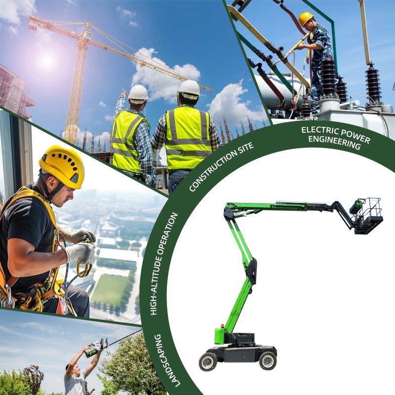 Self-Propelled Cherry Picker Factory - Electric Crawler Spider Boom Lift