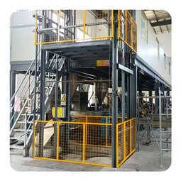 Wall Mounted Cargo Lift Factory - Small Hydraulic Double Guide Platform