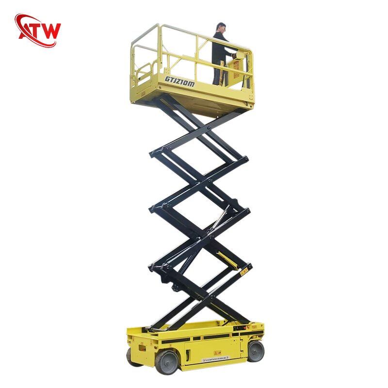Mobile Hydraulic Lift Platform Manufacturer - 10 Meters Self-Propelled Scissor