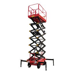 Electric Hydraulic Scissor Lift Factory - CE Portable Auxiliary Lift 300-500kg
