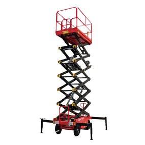Electric Hydraulic Scissor Lift Factory - CE Portable Auxiliary Lift 300-500kg