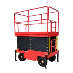 Steel Hydraulic Aerial Platform Manufacturer - 6-12M Scissor Lift 300-500kg