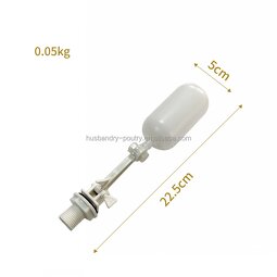 Animal Drinker Bowl Supplier - 1/2 Inch Plastic Float Valve