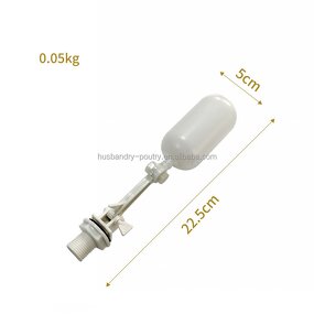 Animal Drinker Bowl Supplier - 1/2 Inch Plastic Float Valve