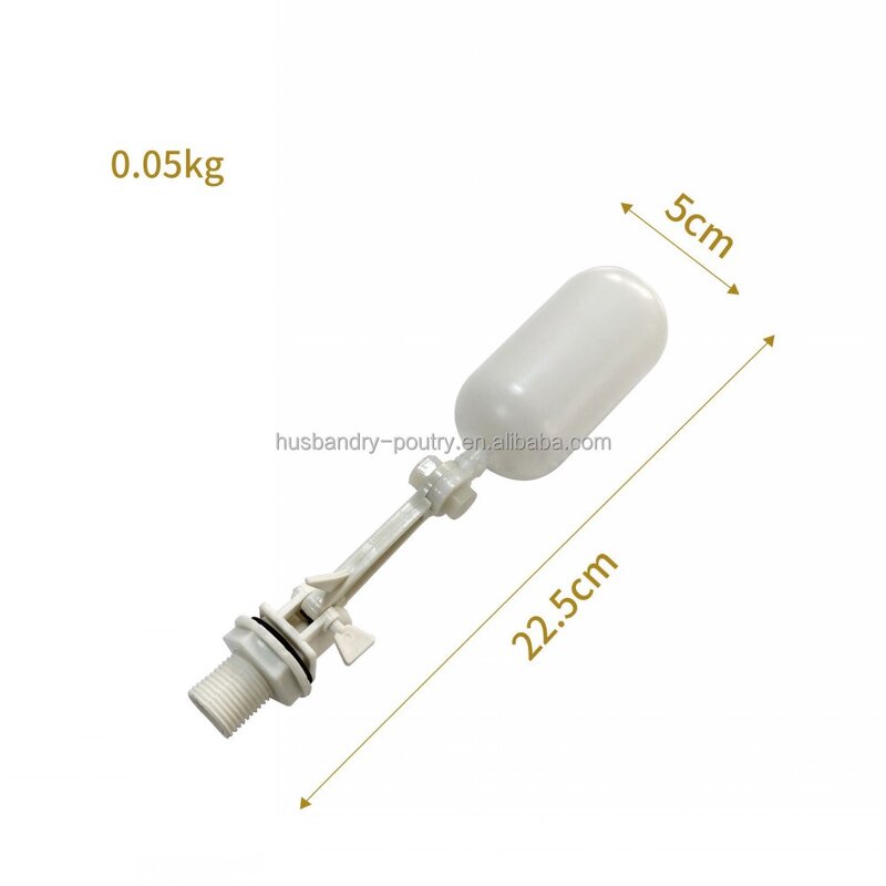 Animal Drinker Bowl Supplier - 1/2 Inch Plastic Float Valve