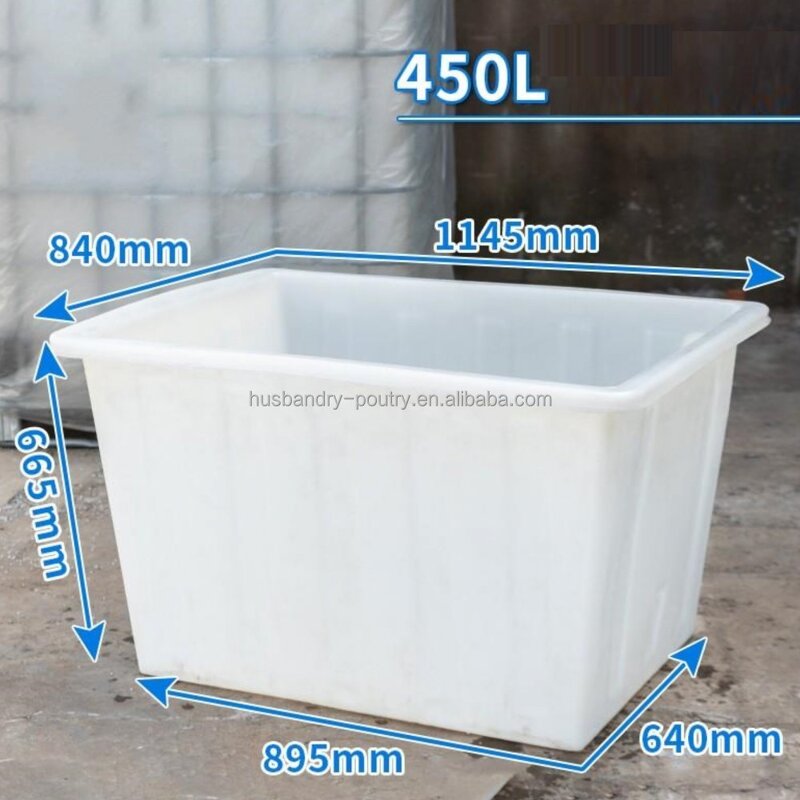 Tube Food Bucket Factory - with Roller 200L 300L