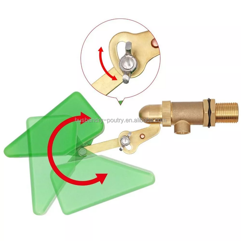 Animal Drinker Bowl Manufacturer - Adjustable Brass Float Valve