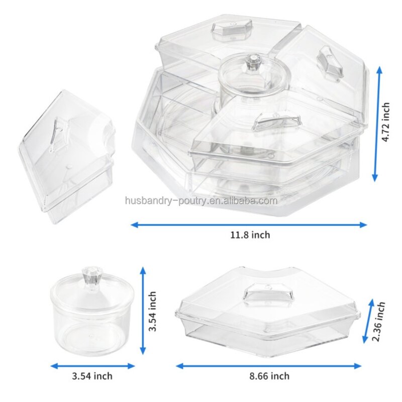 Kitchen Condiment Server Factory - 5 Compartment Caddy