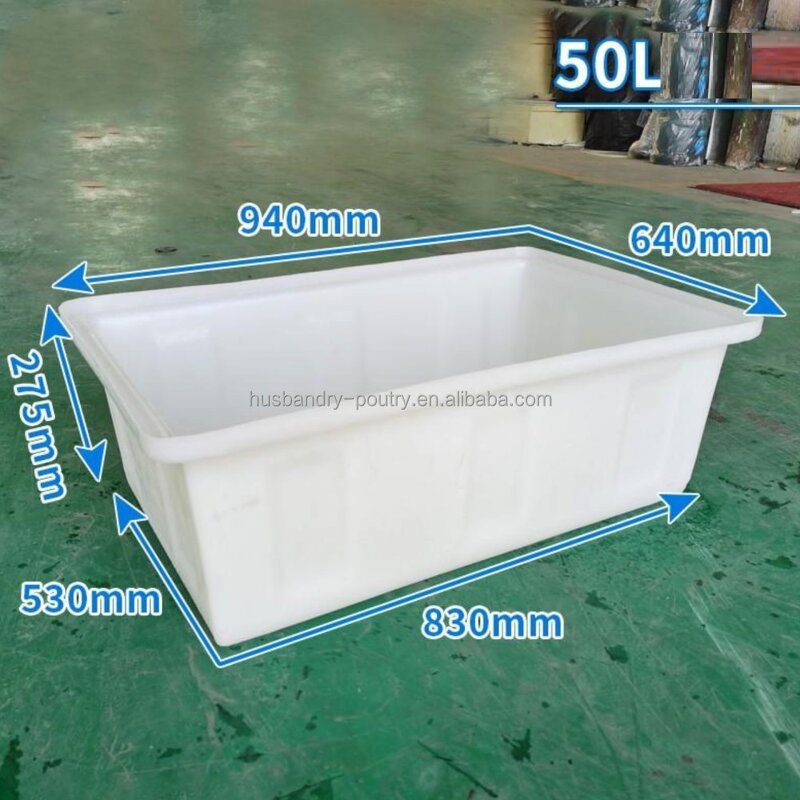 Tube Food Bucket Factory - with Roller 200L 300L