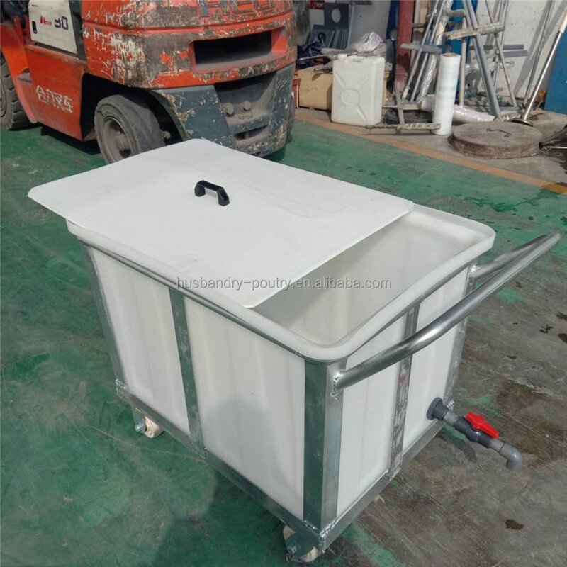 Tube Food Bucket Manufacturer - with Roller 700L to 2500L