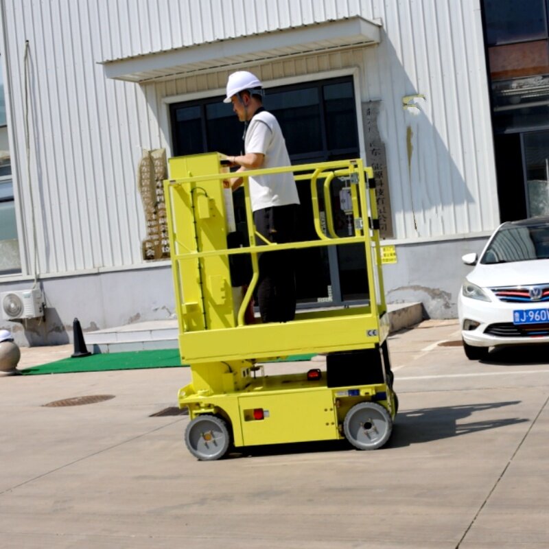 Self Propelled Mast Lift Manufacturer - CE Certificated 14m Electric Telescopic