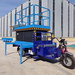 Aerial Lift Platform Manufacturer - Electric Battery Tricycle Hydraulic Scissor