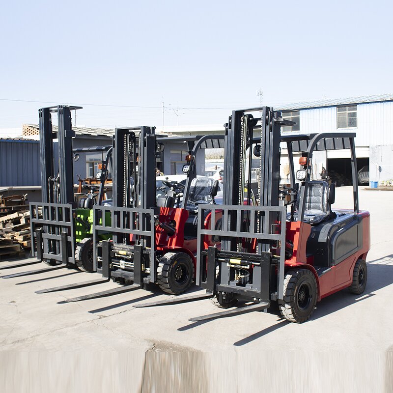 Electric Forklift Manufacturer - 2025 New Mini 4 Wheel Battery Cheap 1-7 Ton