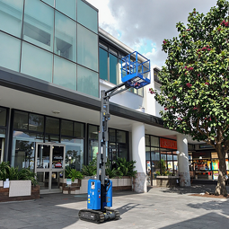 Vertical Work Platform Supplier - Mobile Self-Propelled Telescopic Mast Portable Boom