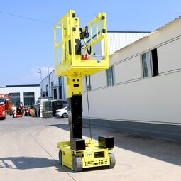 Aluminium Mast Lifting Platform Supplier - Self-propelled 6-7.5m with Diagnostic System