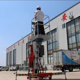 Aluminum Alloy Lift Platform Manufacturer - Good Price 4-10M Battery Power Single Double