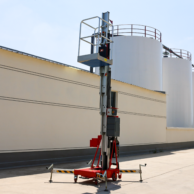 Aluminum Lift Platform Manufacturer - Portable Single Mast for Indoor Maintenance