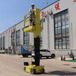 Electric Self-propelled Mast Lifts Supplier - 11m Lift Table Vertical