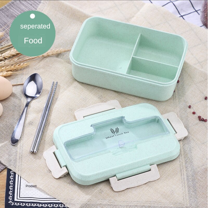 Wheat Straw Lunch Box Manufacturer - Dinnerware Food Container Children Kids School Office