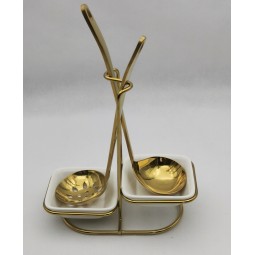 Spoon Rack Holder Supplier - Stainless Steel with Spoon and Tray