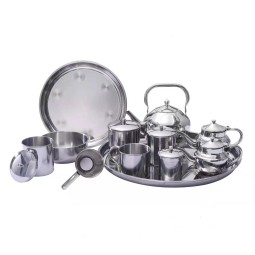Coffee Tea Set Manufacturer - Eco-Friendly Stainless Steel Arabian 12pcs Set