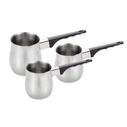 Coffee Sets Warmer Manufacturer - Hot Sale Economic Stainless Steel 3 Pcs with Long Handle