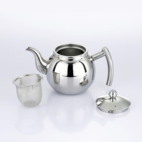 Pearl Kettle Manufacturer - Wholesale Stainless Steel Filter Infuser Tea Pot