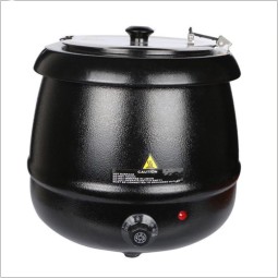 Soup Pot Manufacturer - China Factory Wholesale Buffet Stainless Steel 10L Black Electric