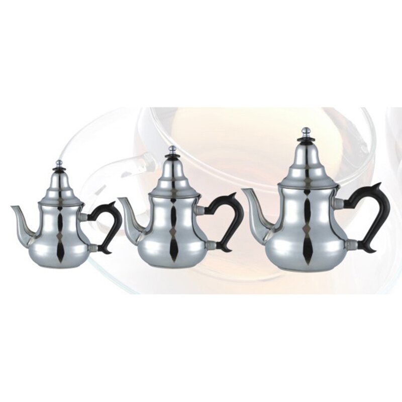 Morocco Tea Kettle Manufacturer - Hot Selling Arabic Turkish Stainless Steel Pot